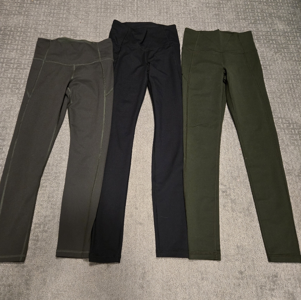 Black and Green Leggings